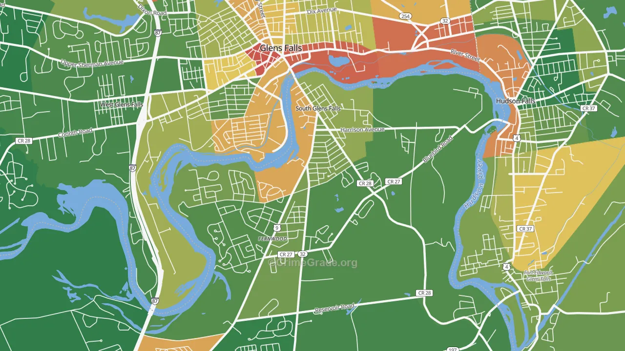 12803, NY Map of Drug-Related Crime Rates