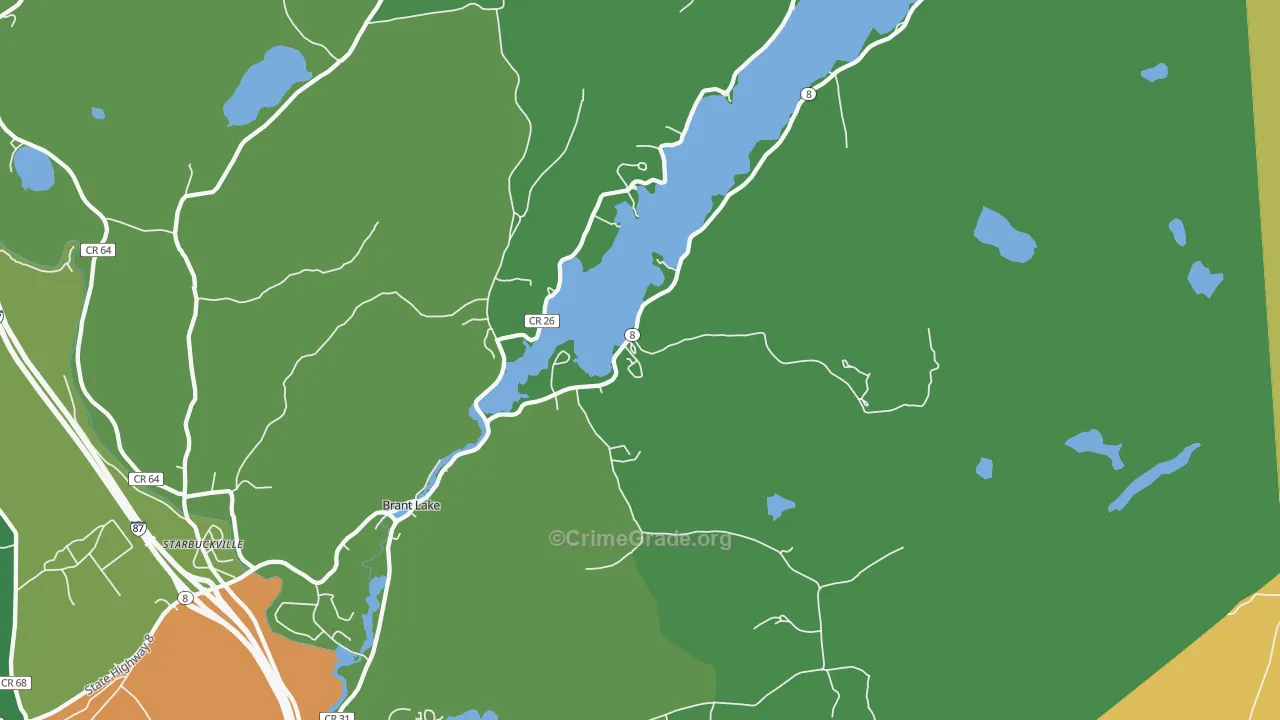 12815, NY Map of Drug-Related Crime Rates