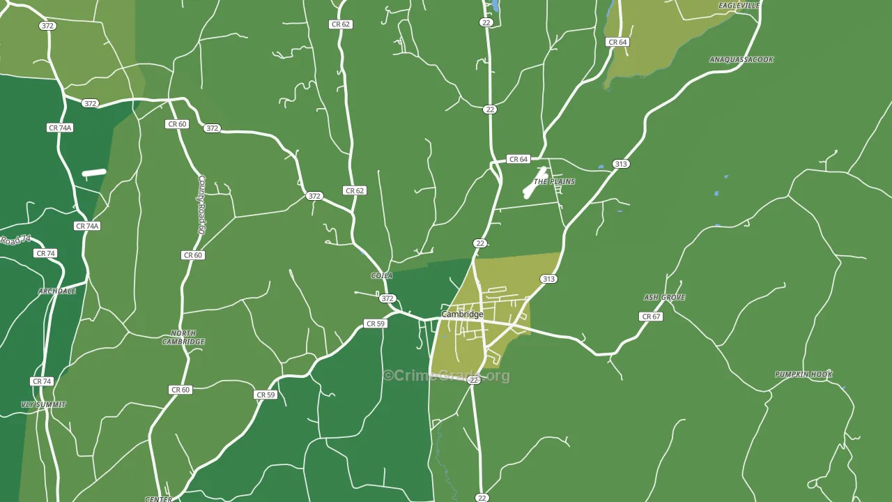 12816, NY Map of Drug-Related Crime Rates