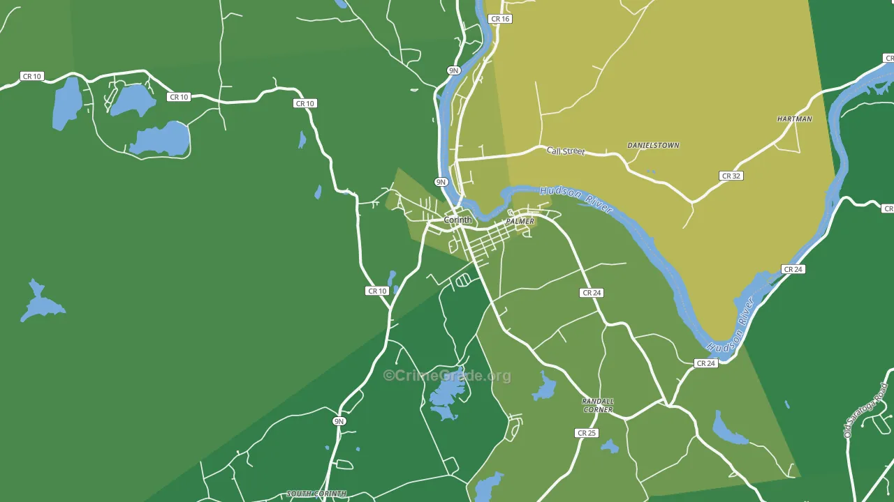 12822, NY Map of Drug-Related Crime Rates