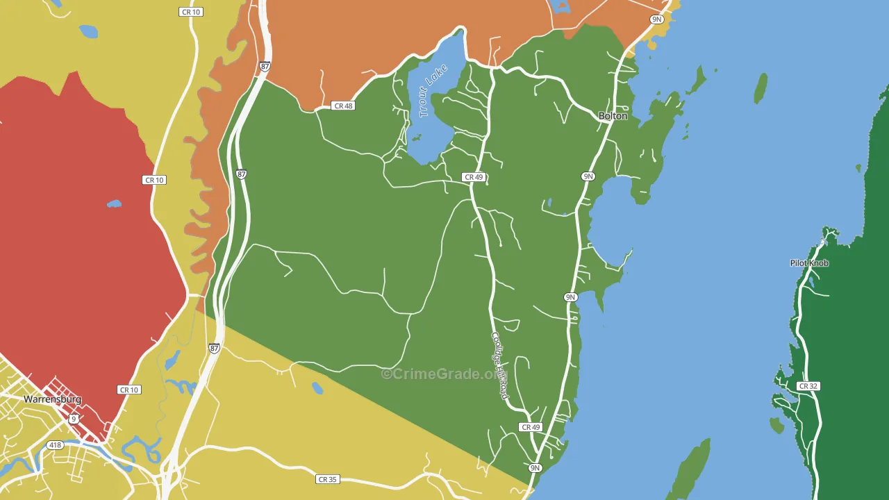 12824, NY Map of Drug-Related Crime Rates