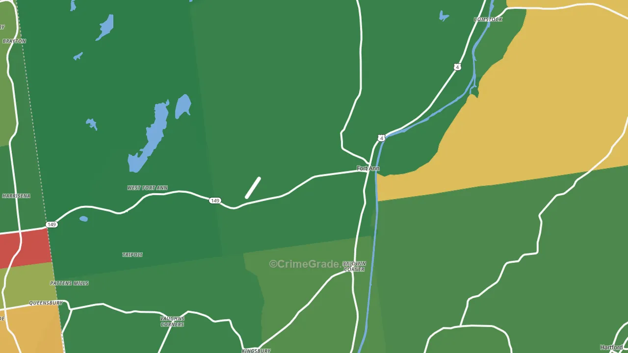 12827, NY Map of Drug-Related Crime Rates