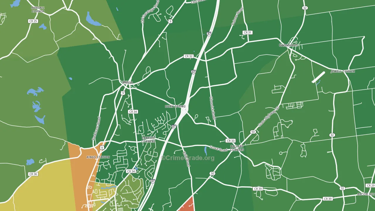 12831, NY Map of Drug-Related Crime Rates