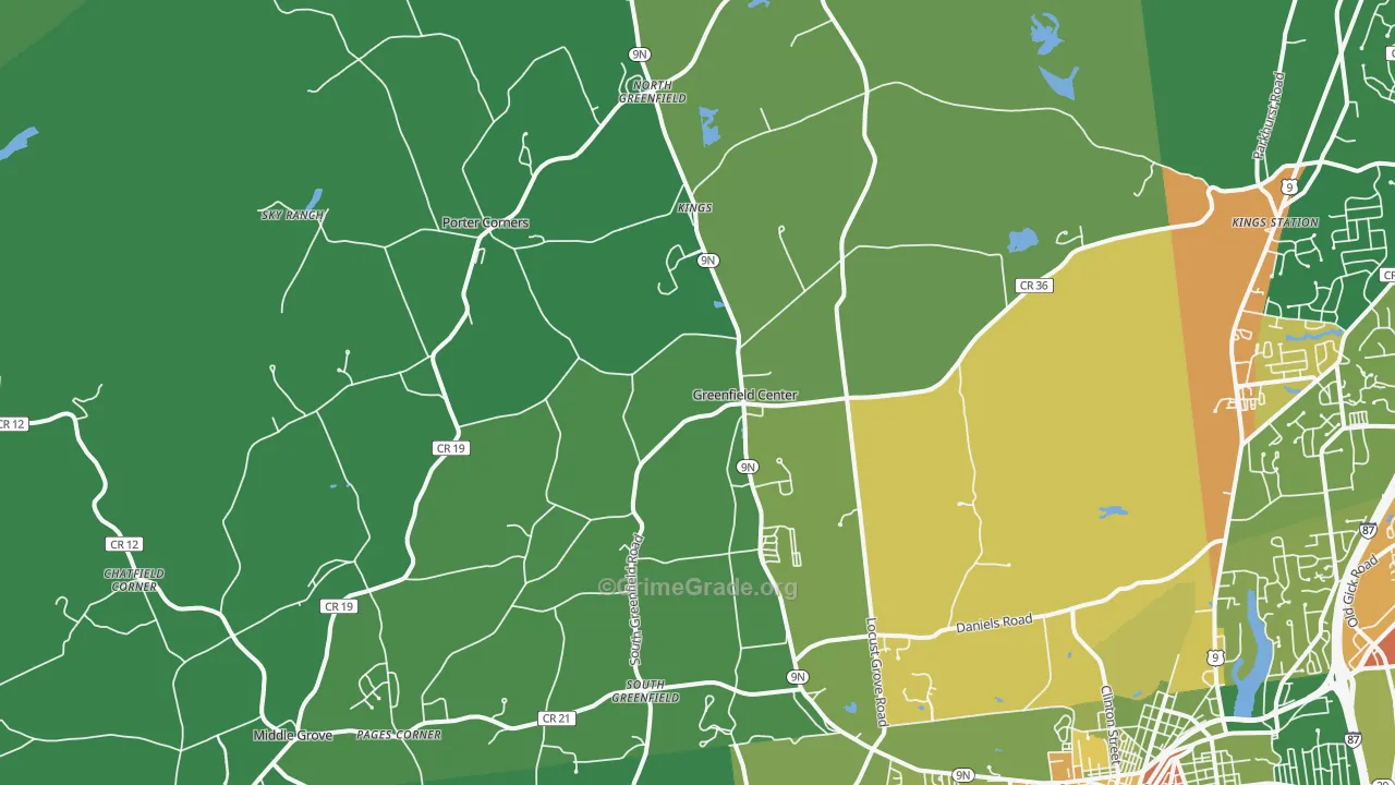 12833, NY Map of Drug-Related Crime Rates