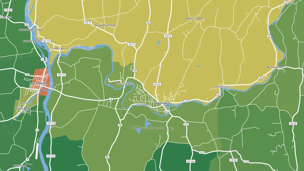 12834, NY Map of Drug-Related Crime Rates