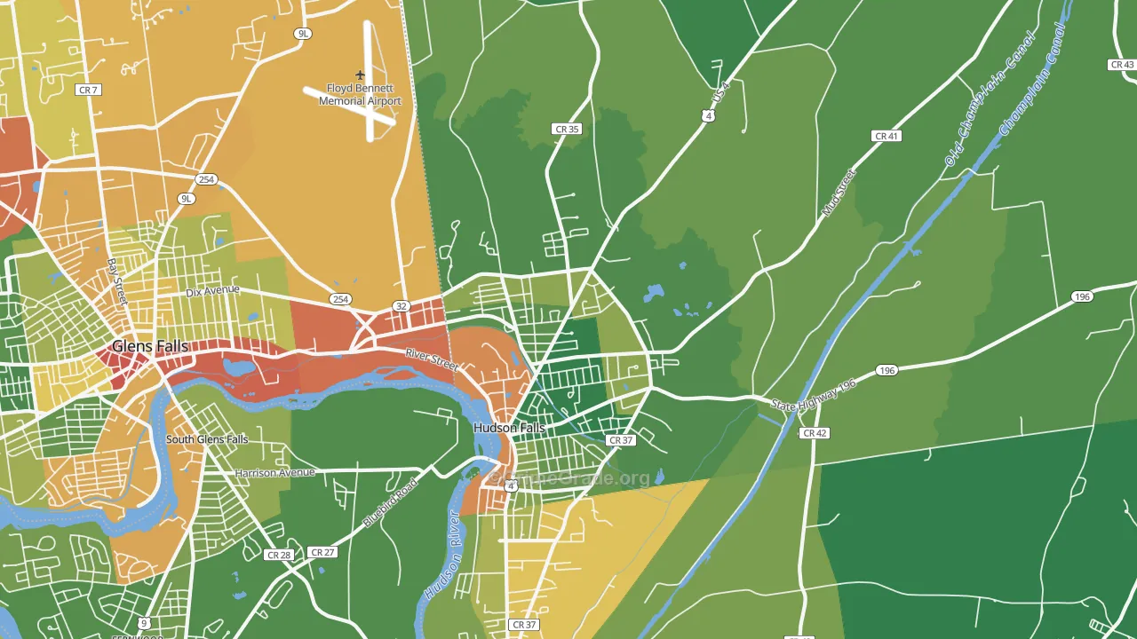 12839, NY Map of Drug-Related Crime Rates