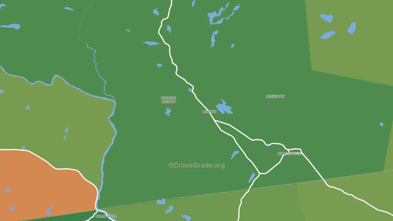 12851, NY Map of Drug-Related Crime Rates