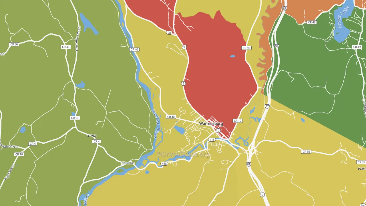 12885, NY Map of Drug-Related Crime Rates