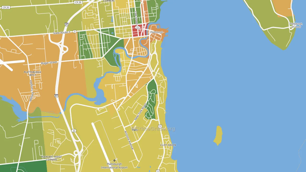 12903, NY Map of Drug-Related Crime Rates