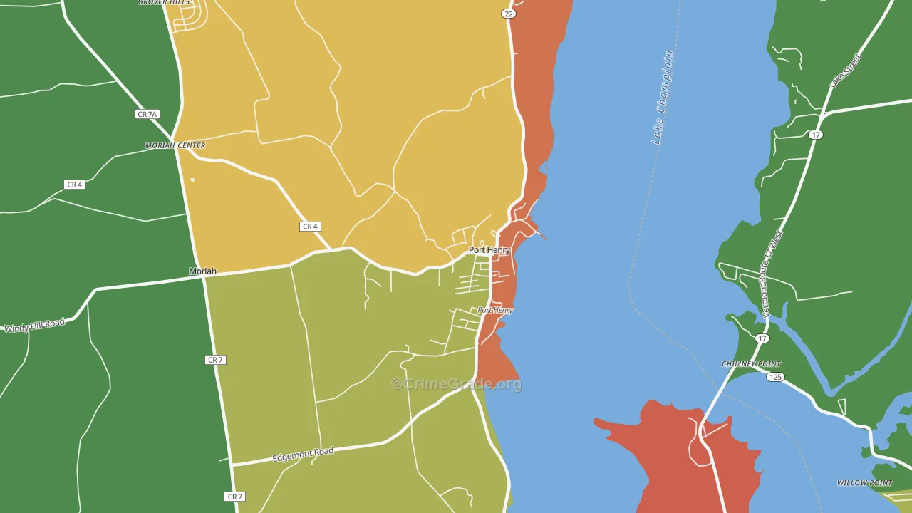 12974, NY Map of Drug-Related Crime Rates