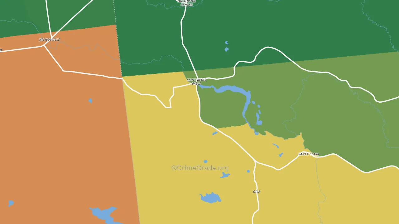 12980, NY Map of Drug-Related Crime Rates