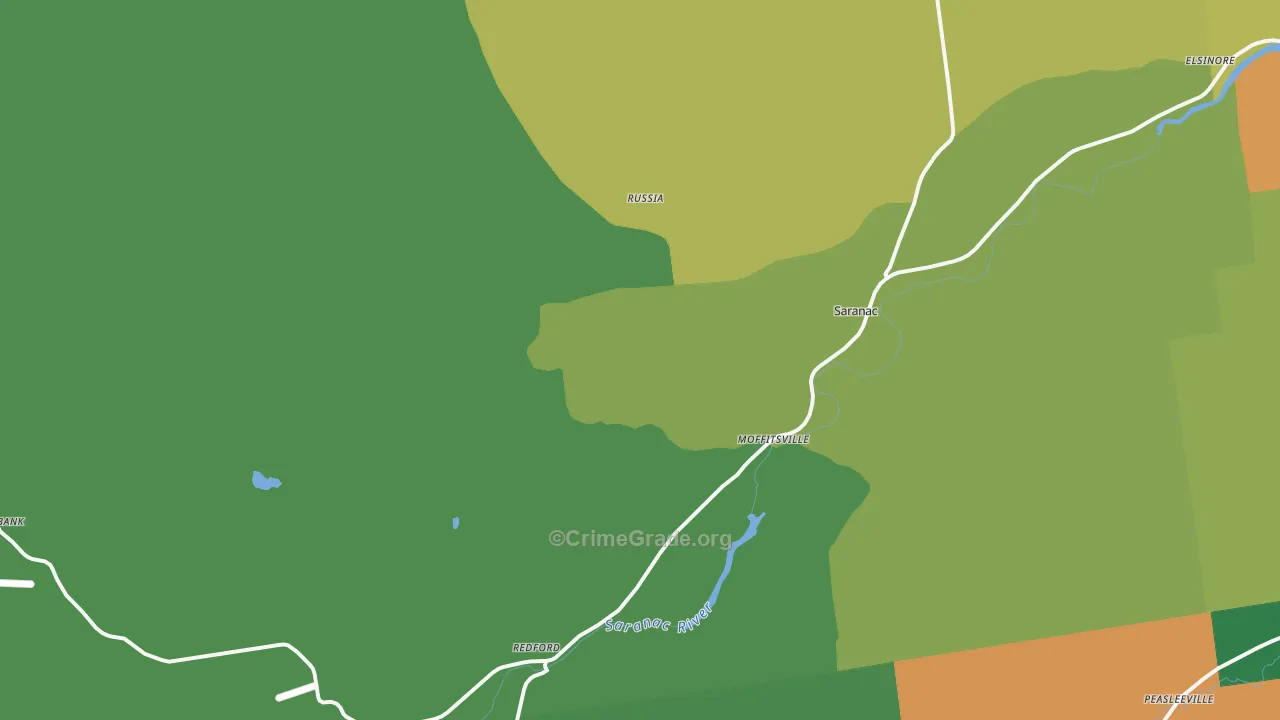 12981, NY Map of Drug-Related Crime Rates