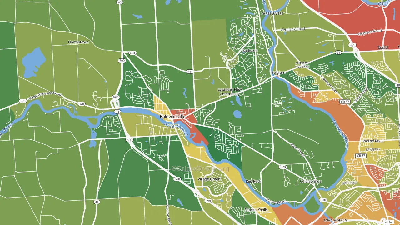 13027, NY Map of Drug-Related Crime Rates