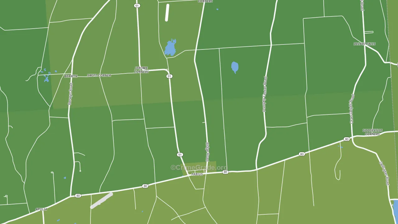 13063, NY Map of Drug-Related Crime Rates