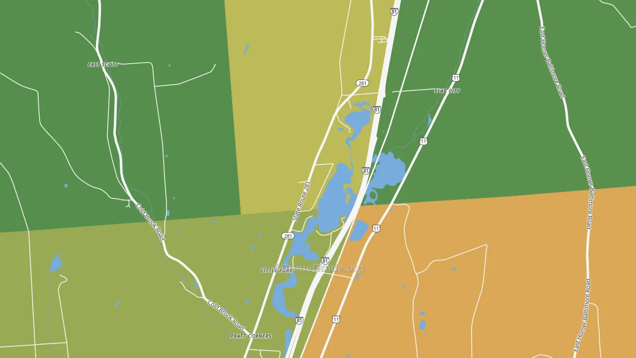 13087, NY Map of Drug-Related Crime Rates