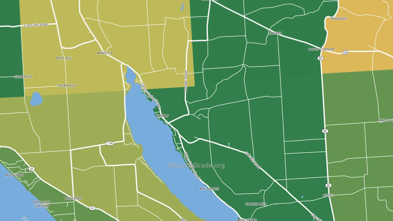 13110, NY Map of Drug-Related Crime Rates