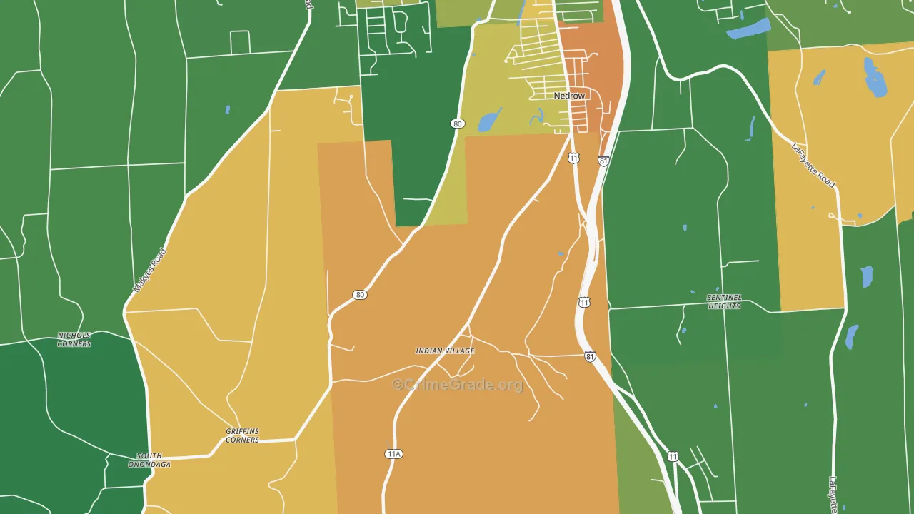 13120, NY Map of Drug-Related Crime Rates