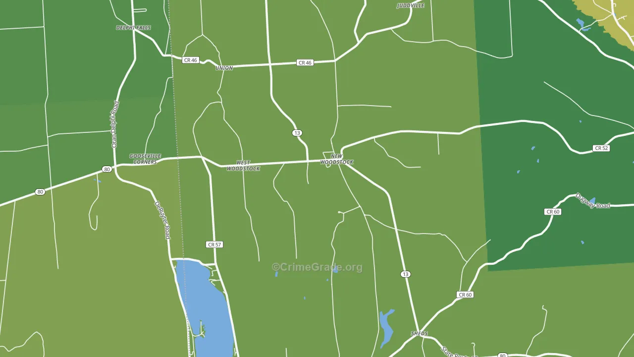 13122, NY Map of Drug-Related Crime Rates