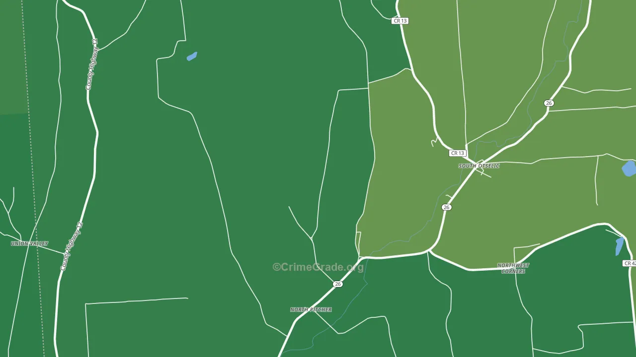 13124, NY Map of Drug-Related Crime Rates