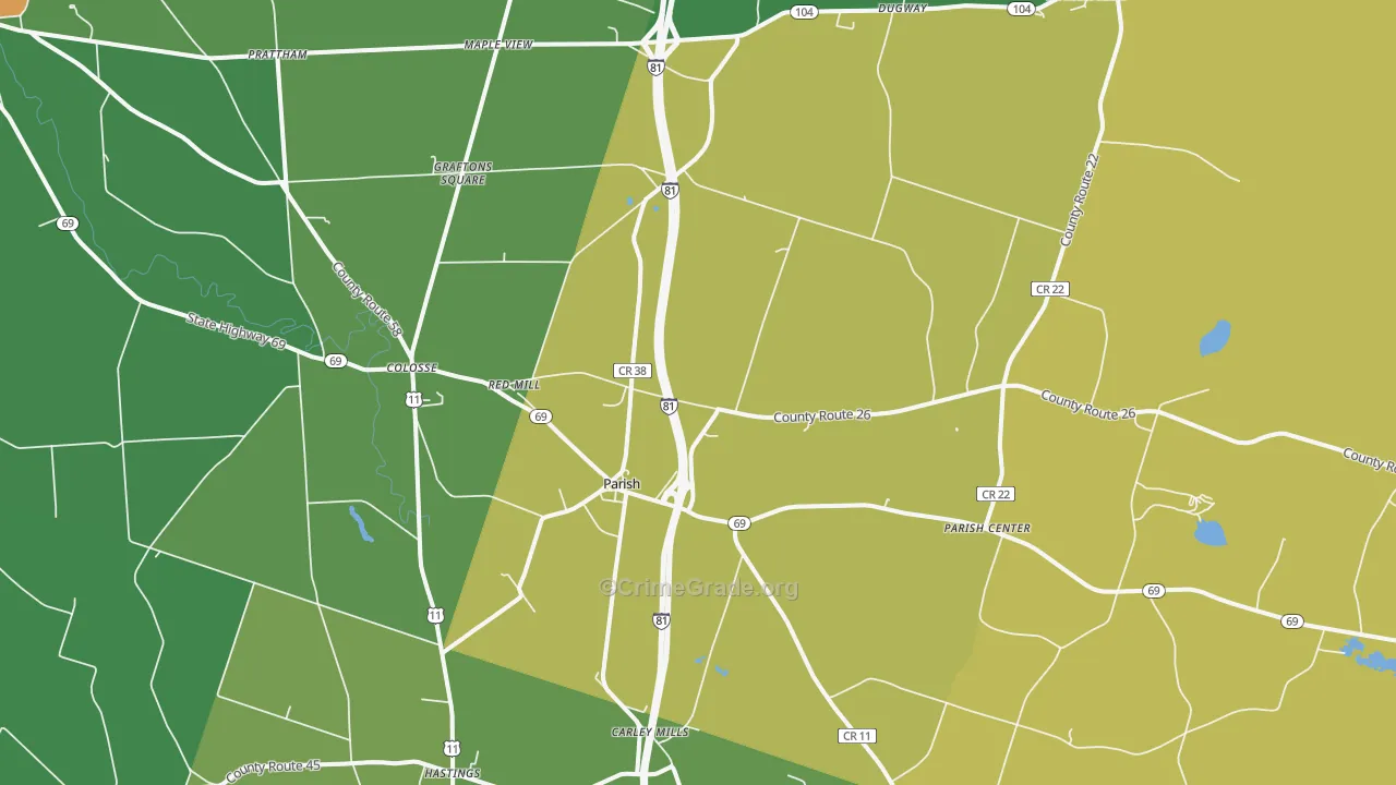 13131, NY Map of Drug-Related Crime Rates