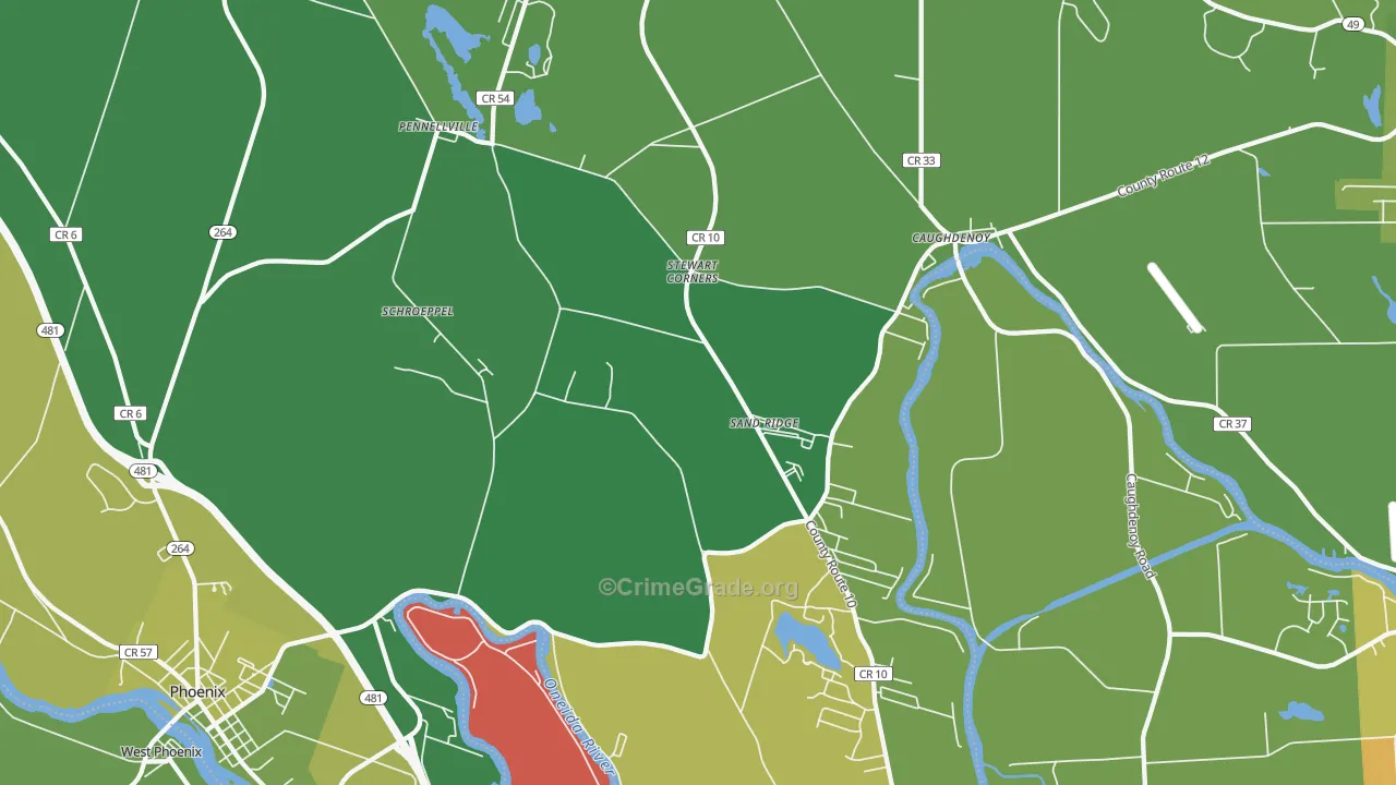 13132, NY Map of Drug-Related Crime Rates