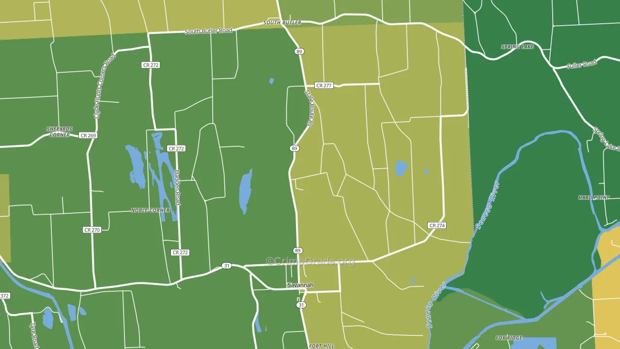 13146, NY Map of Drug-Related Crime Rates