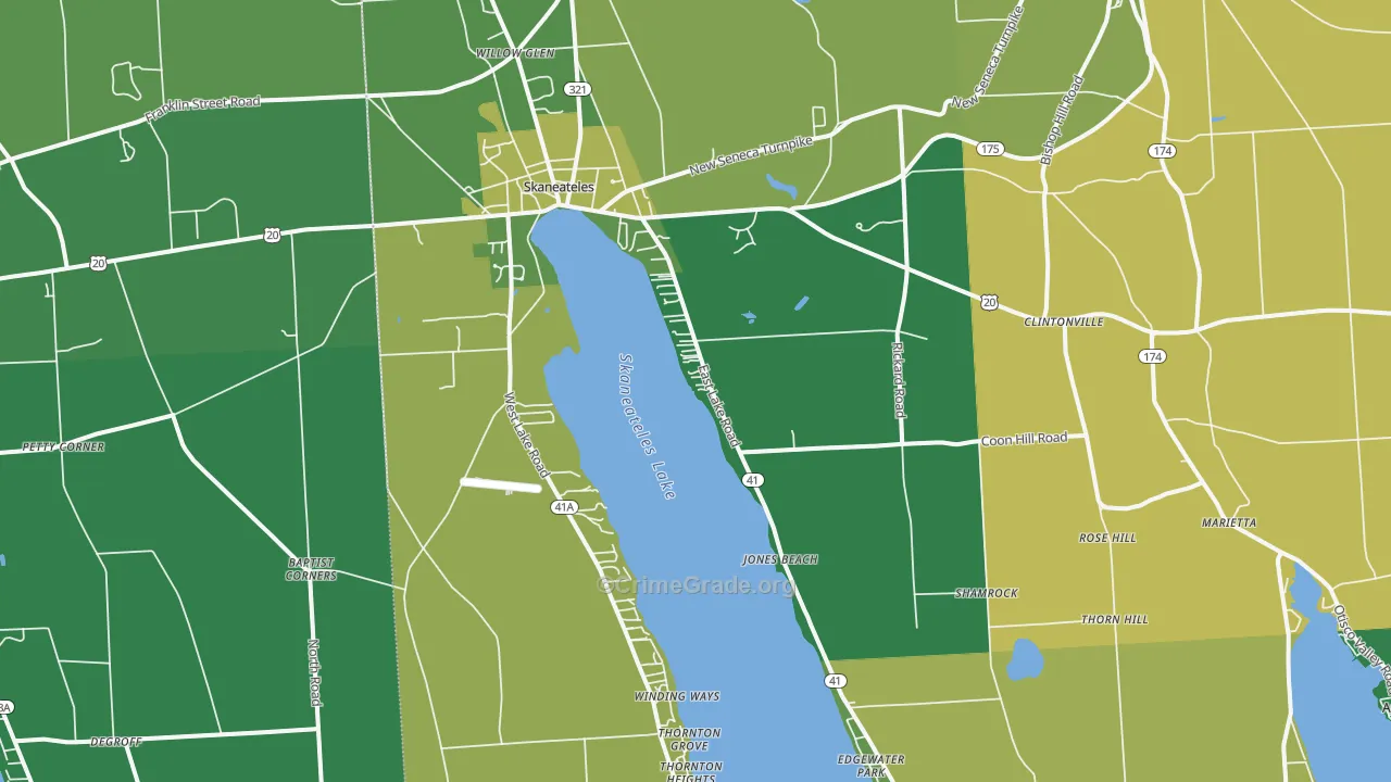13152, NY Map of Drug-Related Crime Rates