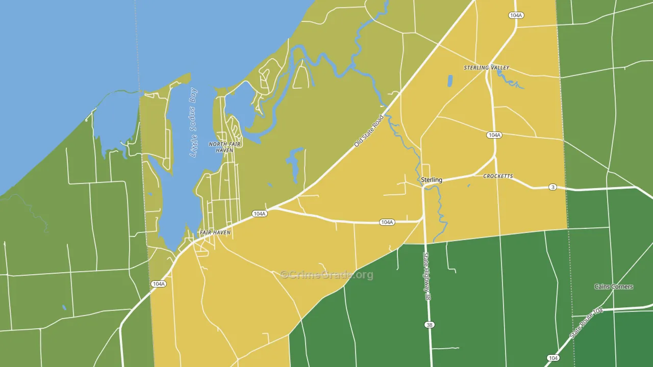 13156, NY Map of Drug-Related Crime Rates