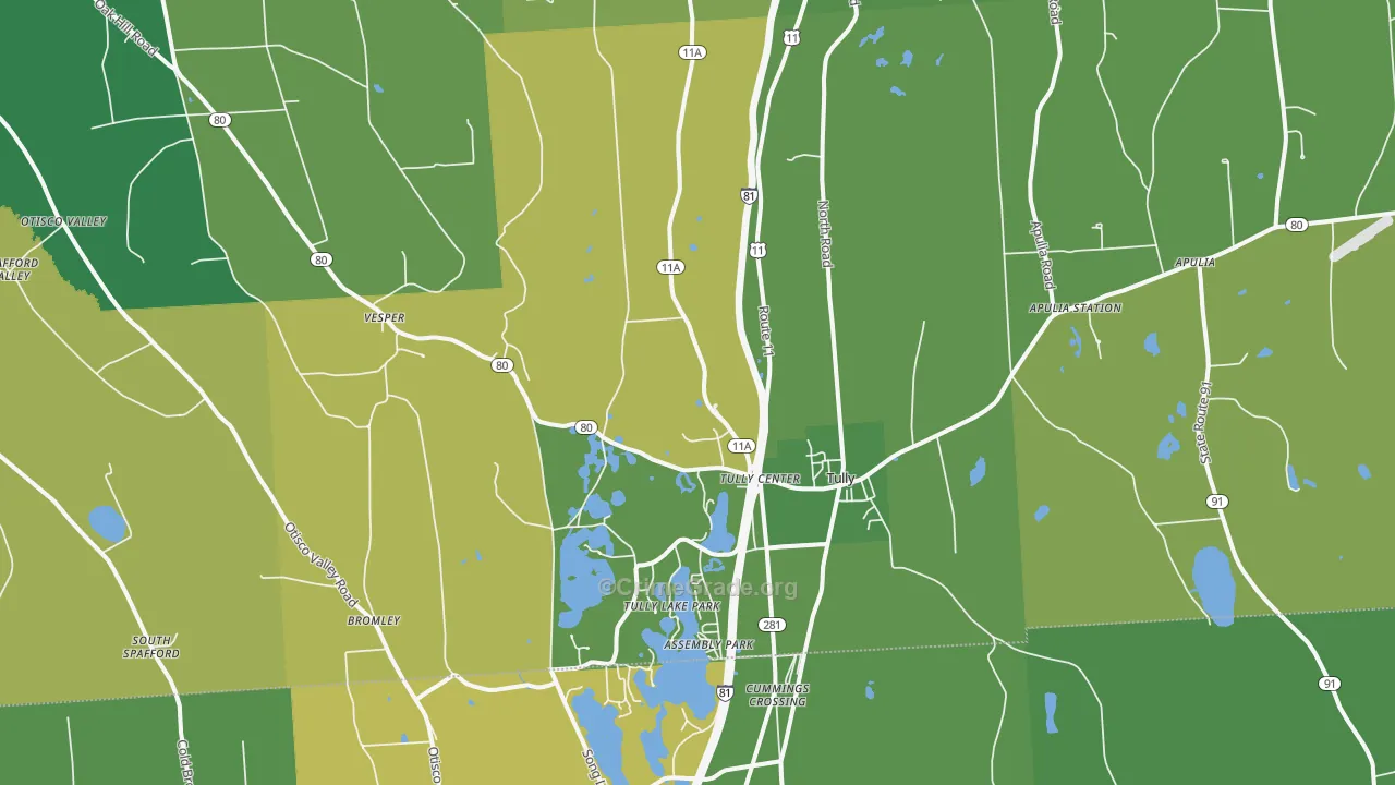13159, NY Map of Drug-Related Crime Rates
