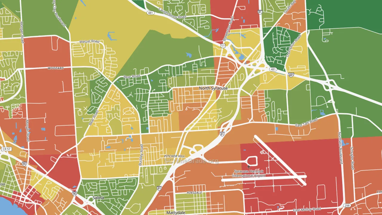 13212, NY Map of Drug-Related Crime Rates