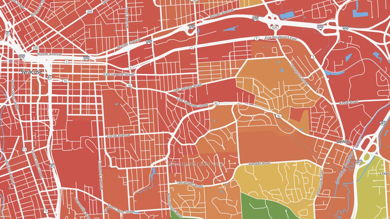 13224, NY Map of Drug-Related Crime Rates