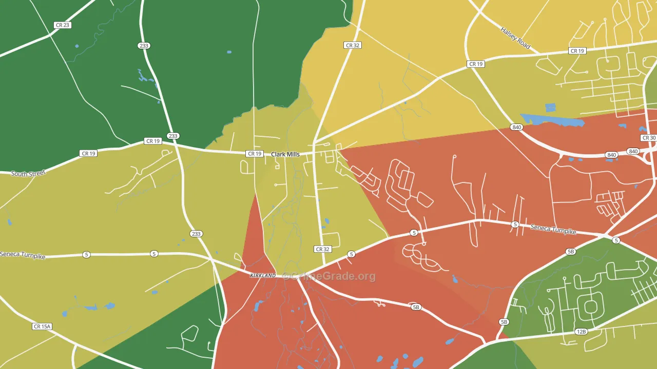 13321, NY Map of Drug-Related Crime Rates
