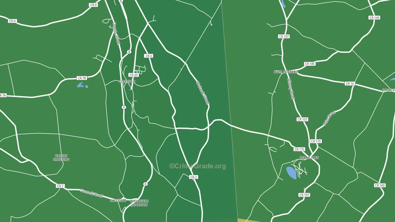 13322, NY Map of Drug-Related Crime Rates