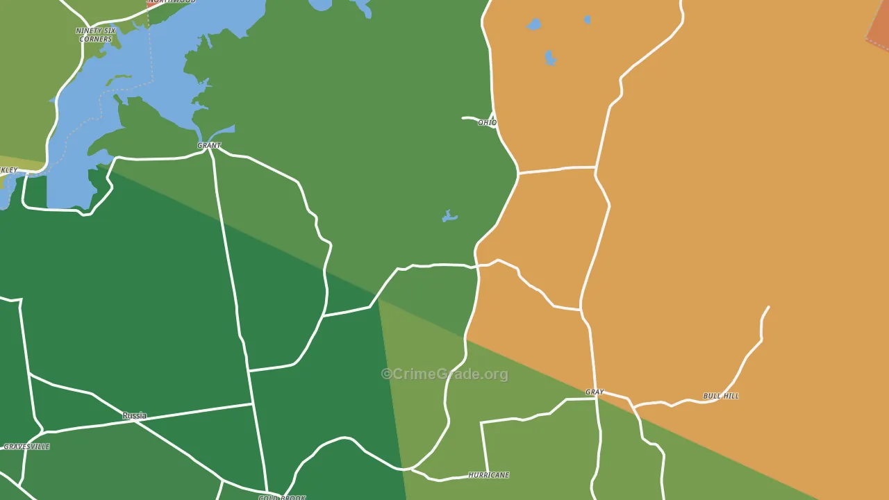 13324, NY Map of Drug-Related Crime Rates