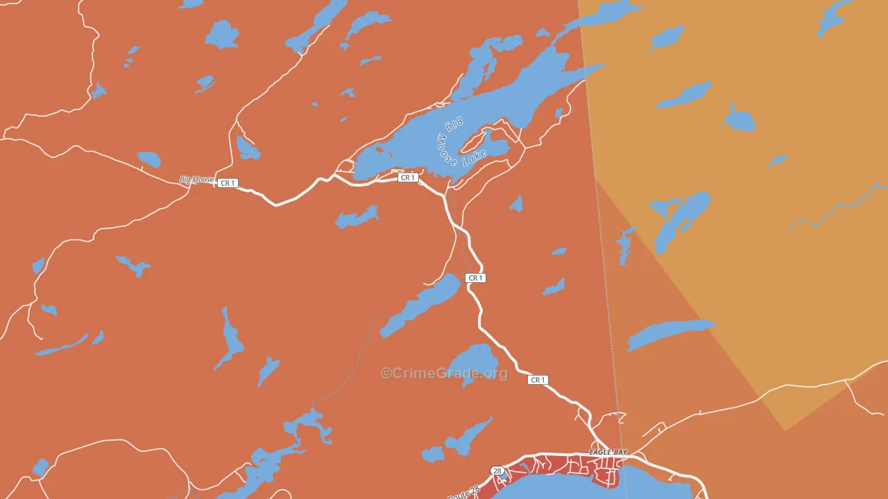 13331, NY Map of Drug-Related Crime Rates
