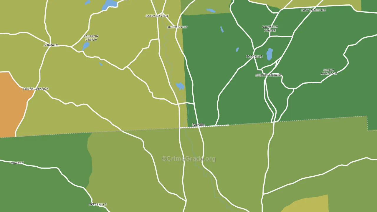 13332, NY Map of Drug-Related Crime Rates