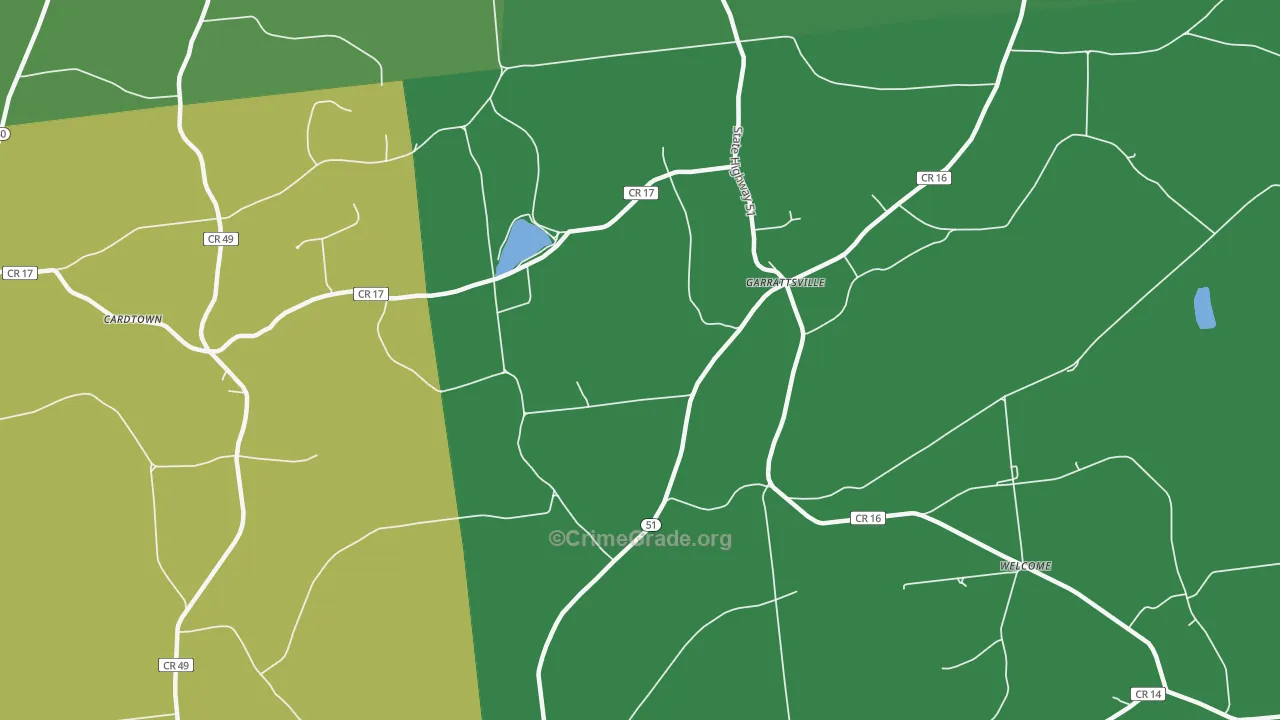 13342, NY Map of Drug-Related Crime Rates