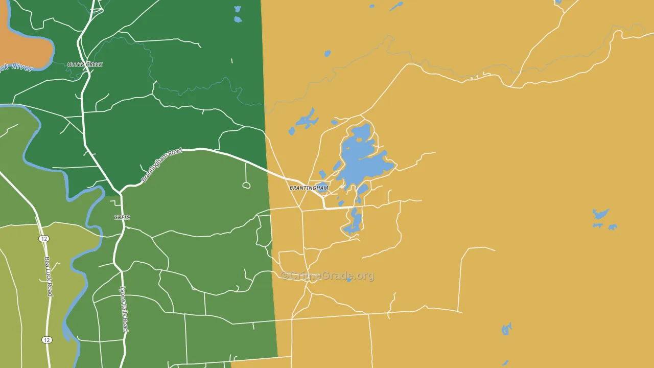 13345, NY Map of Drug-Related Crime Rates