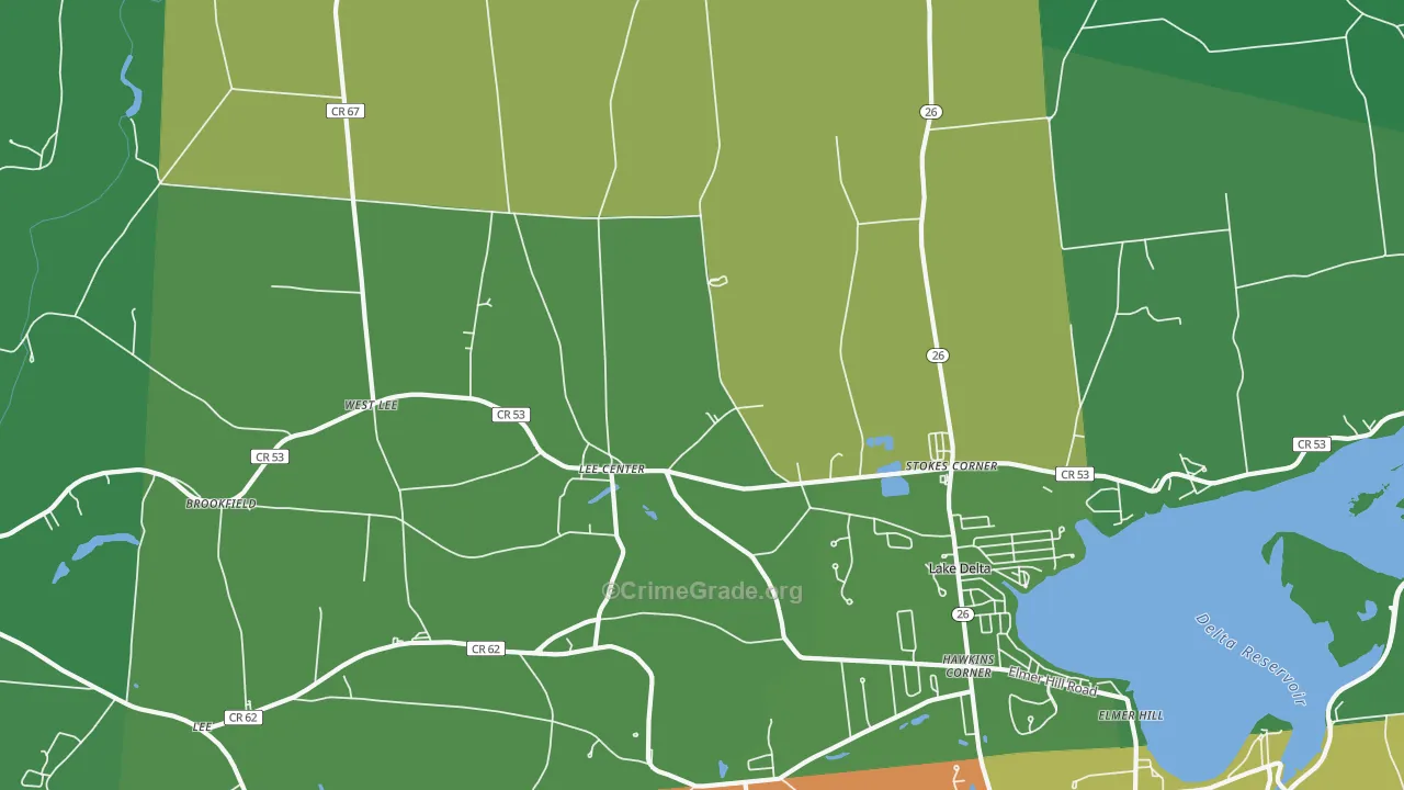 13363, NY Map of Drug-Related Crime Rates