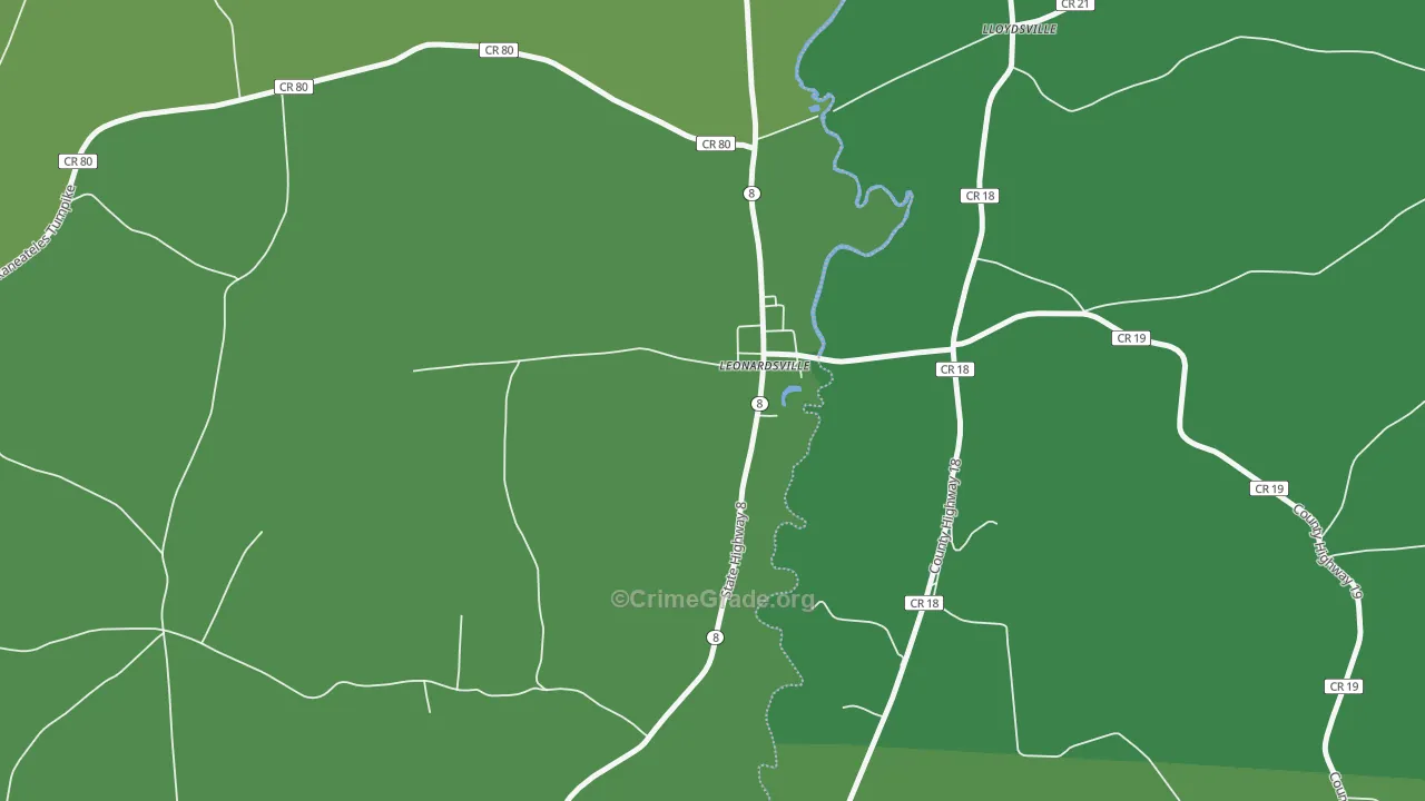 13364, NY Map of Drug-Related Crime Rates