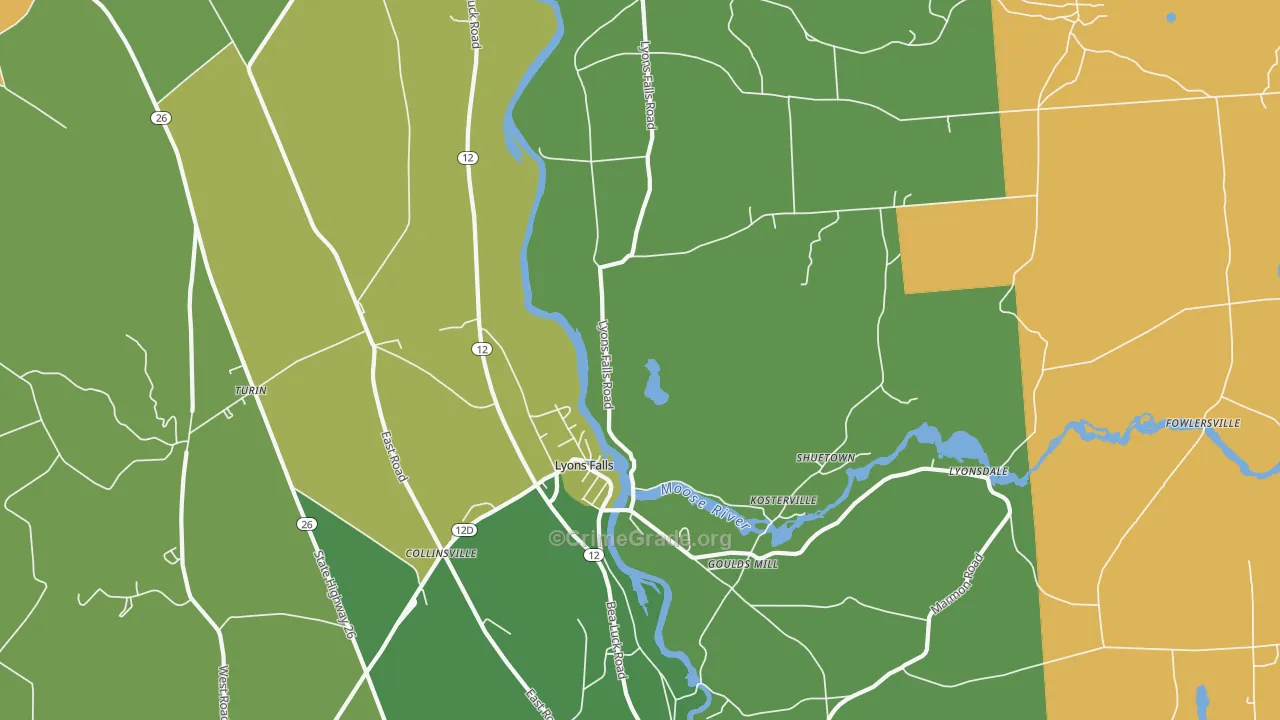 13368, NY Map of Drug-Related Crime Rates