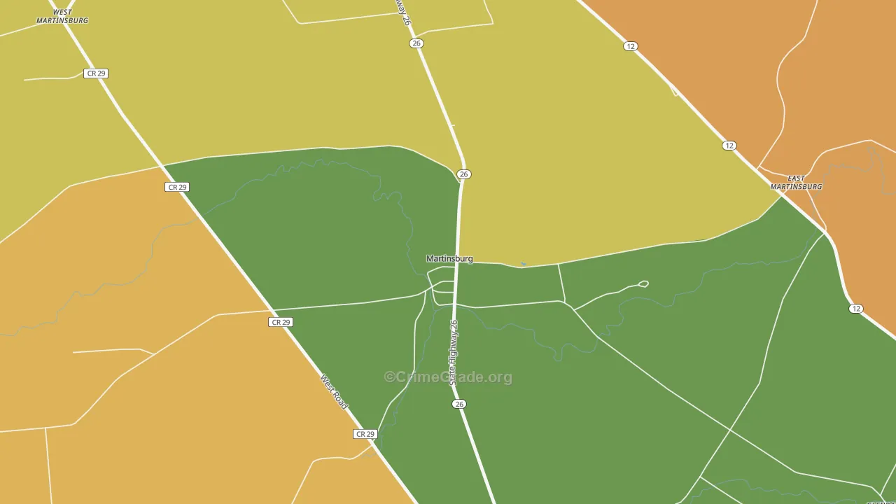 13404, NY Map of Drug-Related Crime Rates