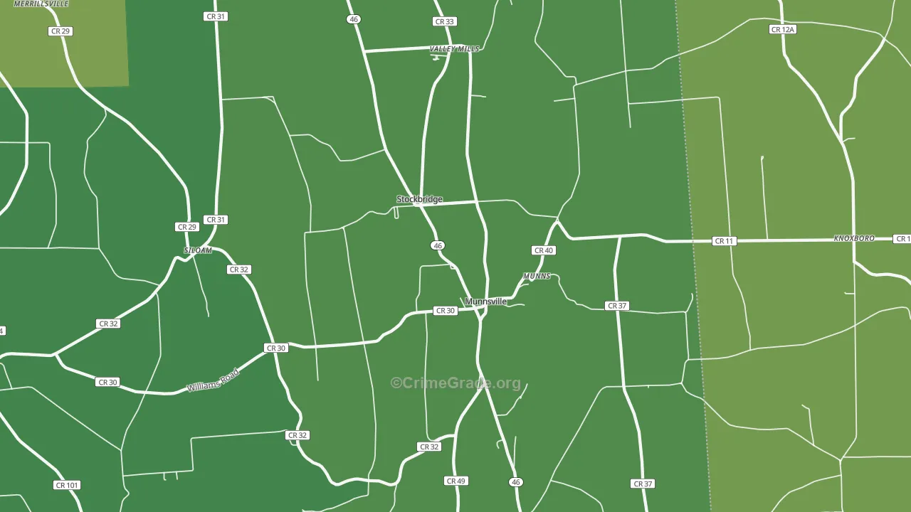 13409, NY Map of Drug-Related Crime Rates