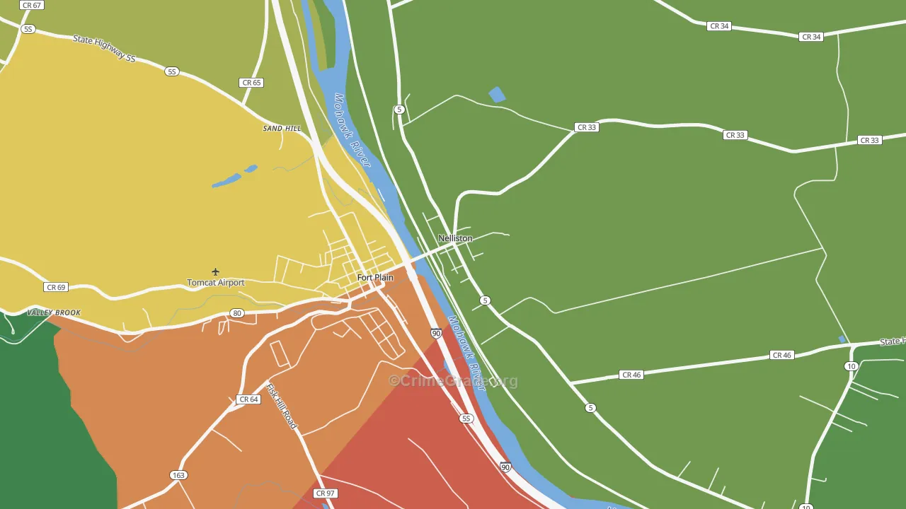 13410, NY Map of Drug-Related Crime Rates