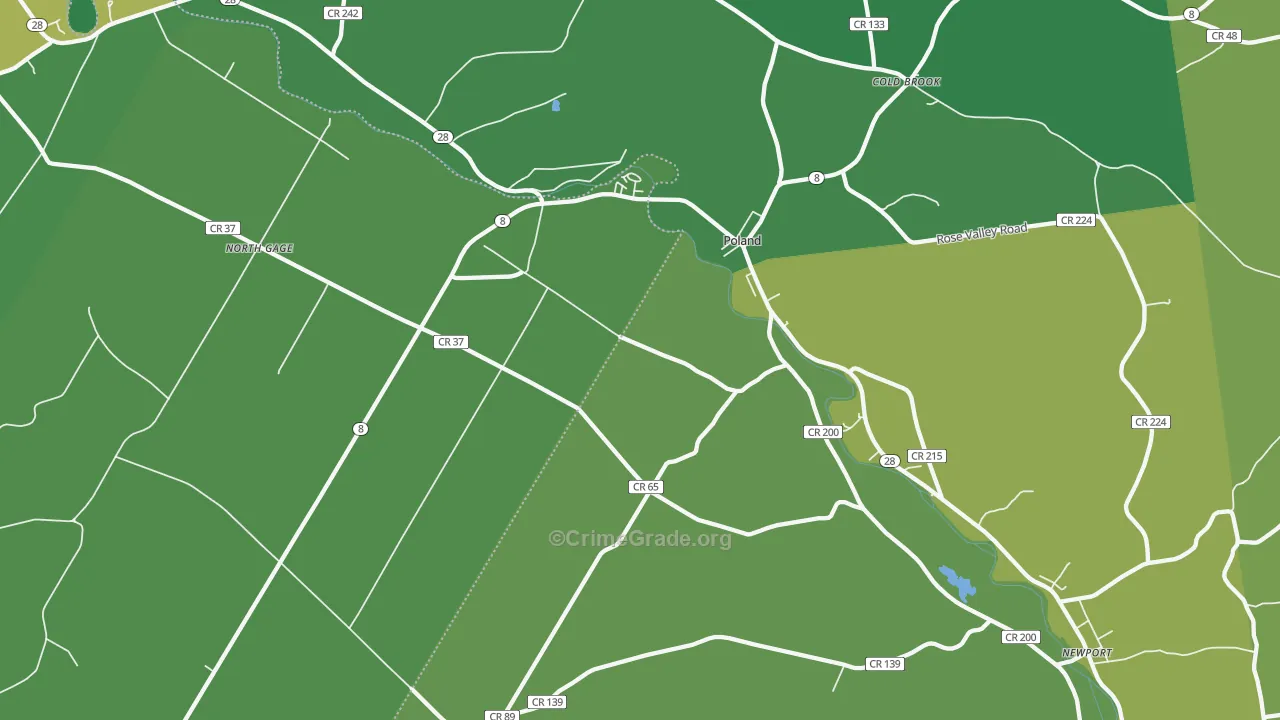 13431, NY Map of Drug-Related Crime Rates