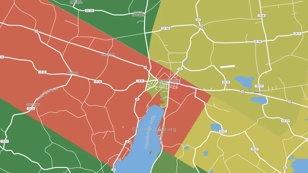 13439, NY Map of Drug-Related Crime Rates