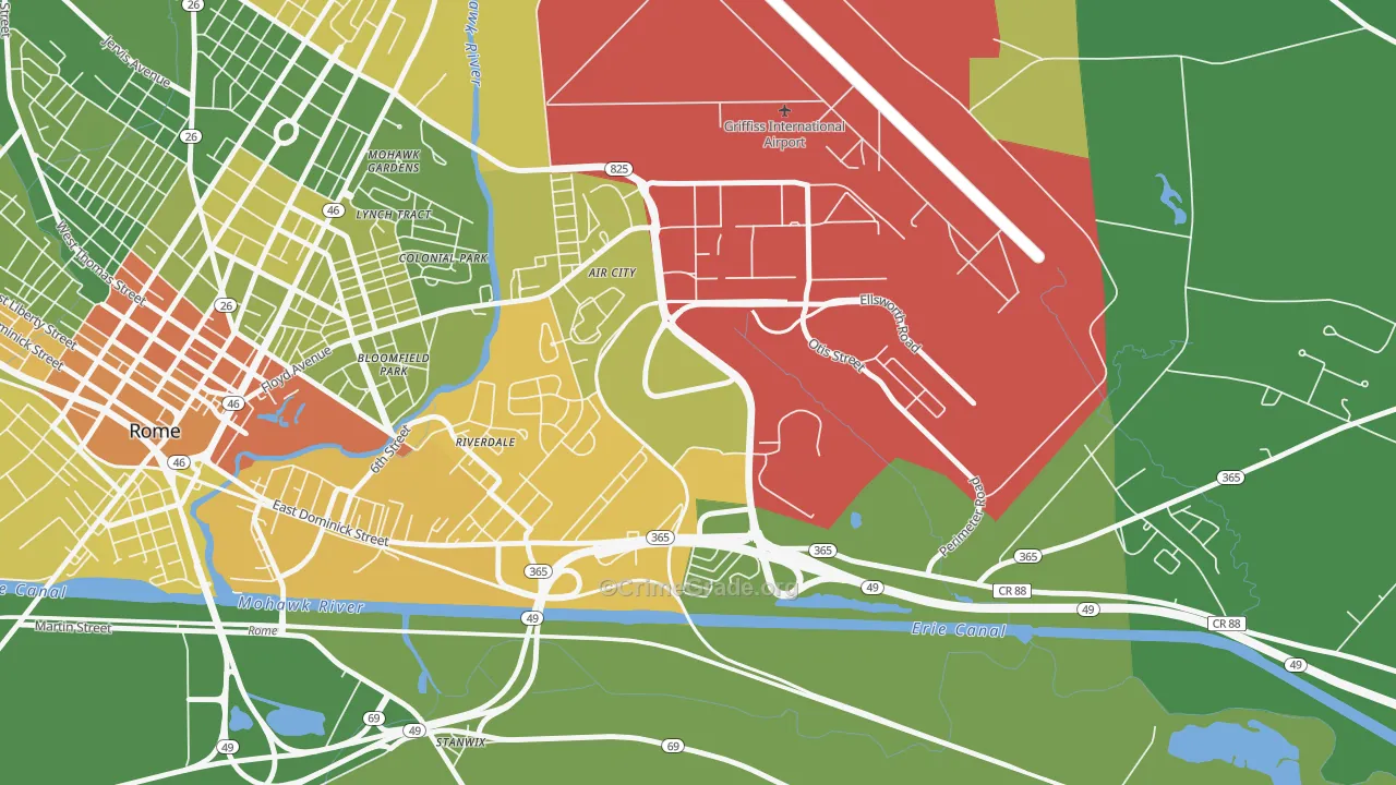 13441, NY Map of Drug-Related Crime Rates