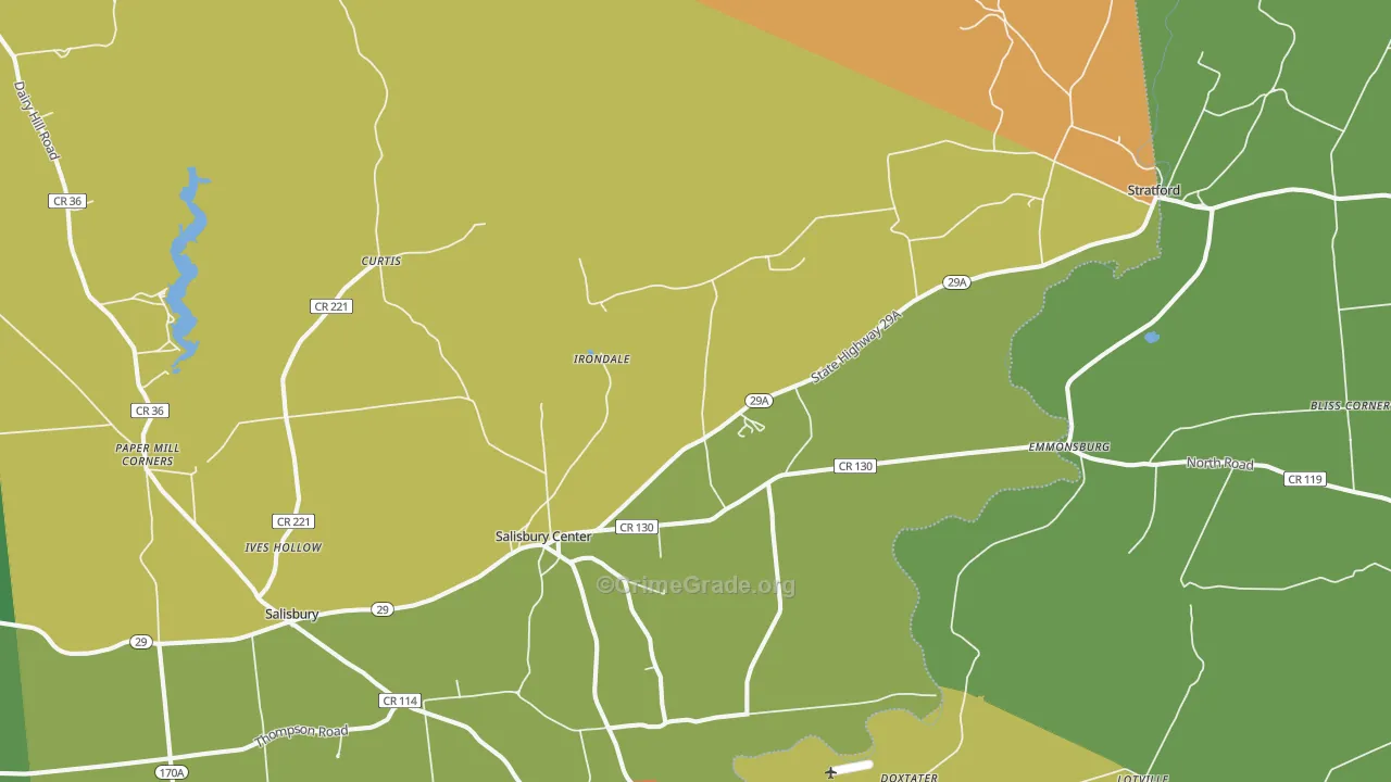 13454, NY Map of Drug-Related Crime Rates