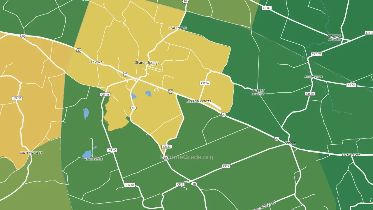 13459, NY Map of Drug-Related Crime Rates