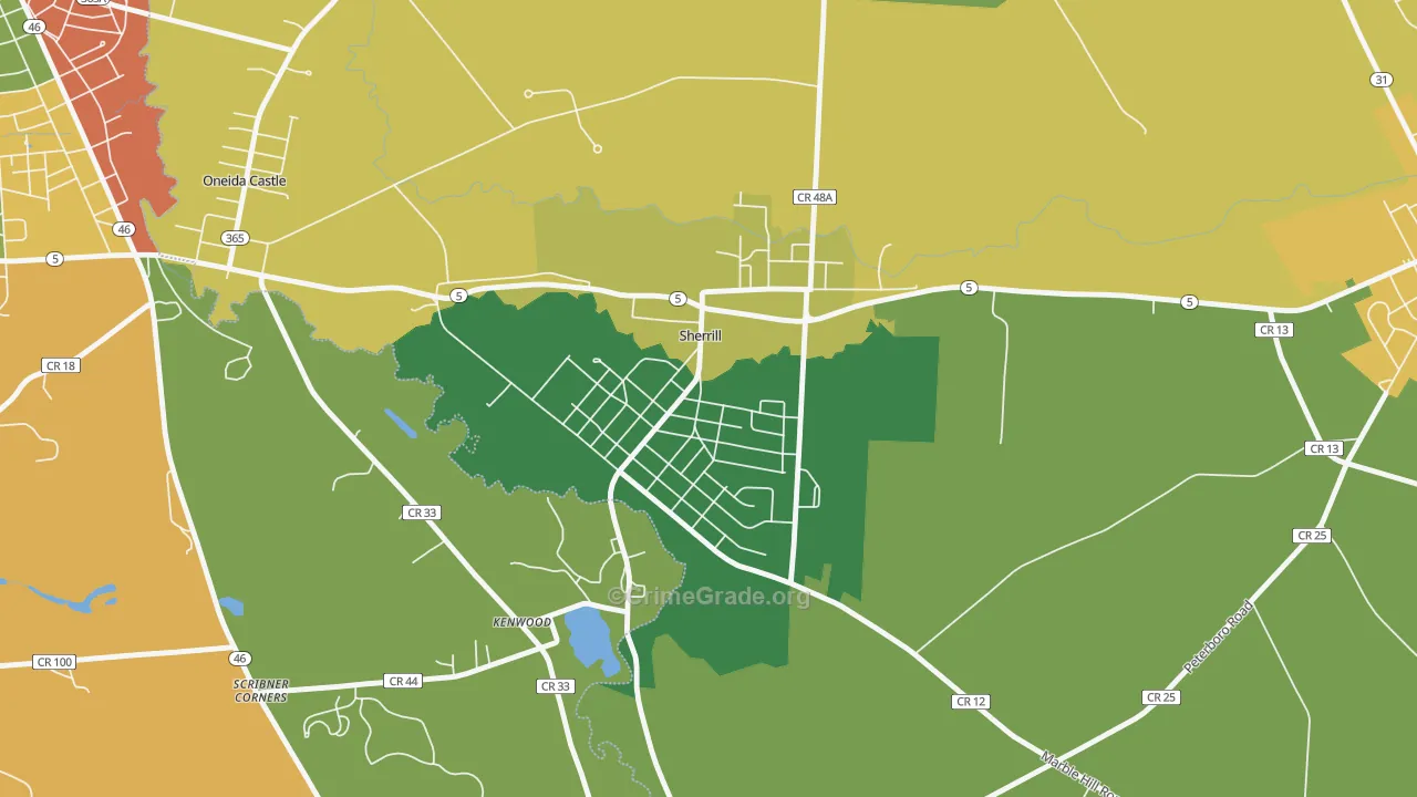 13461, NY Map of Drug-Related Crime Rates